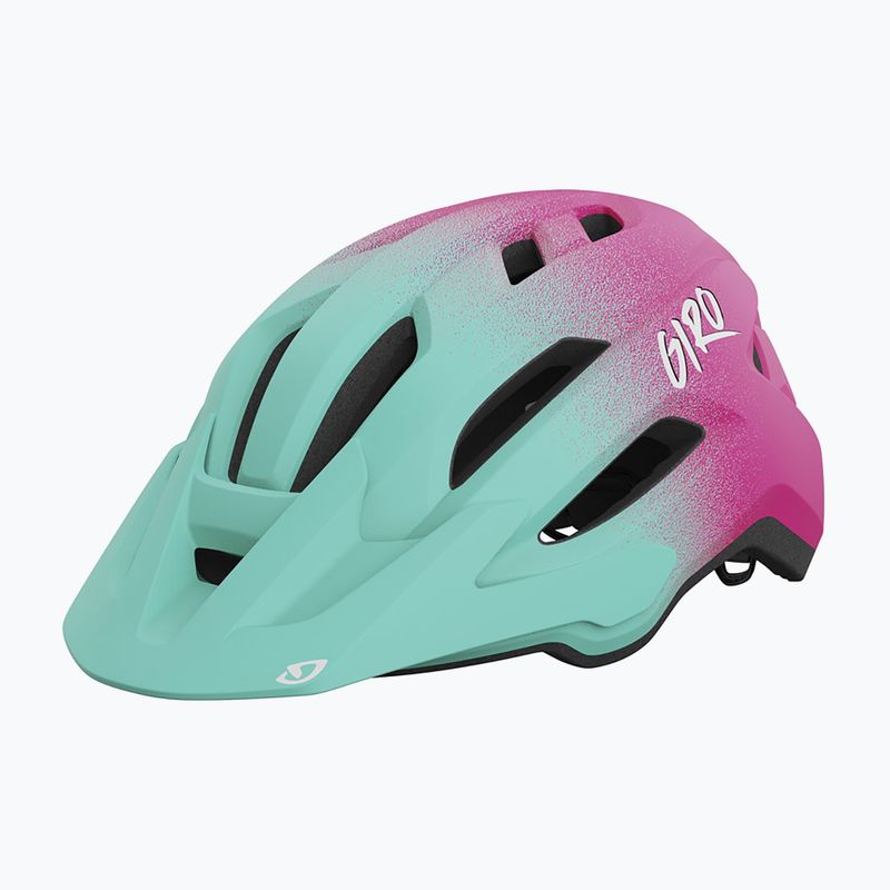 Giro Fixture II Integrated MIPS matte teal fade children's bicycle helmet