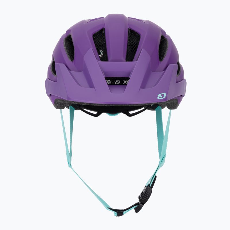 Giro Fixture II Integrated MIPS matte purple ripple children's bicycle helmet 2