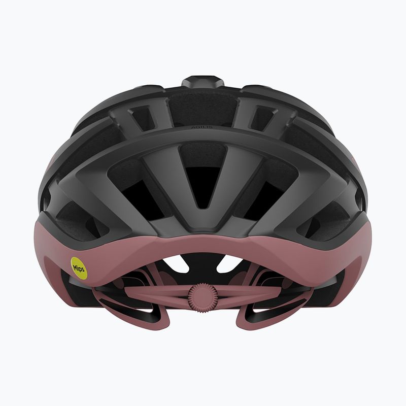 Giro Agilis Integrated MIPS matte metallic coal/dusty rose bicycle helmet 3