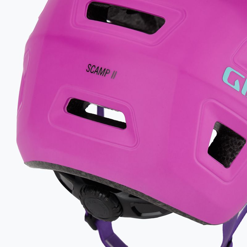 Children's bicycle helmet Giro Scamp II Jr matte purple 7