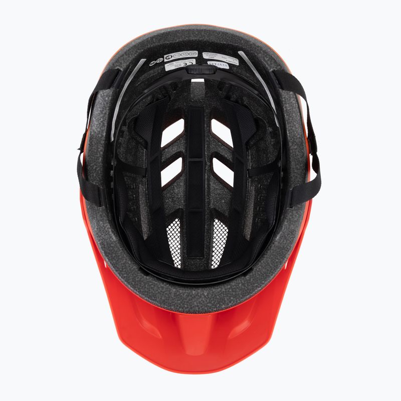 Giro Fixture II matte red fade children's bicycle helmet 5