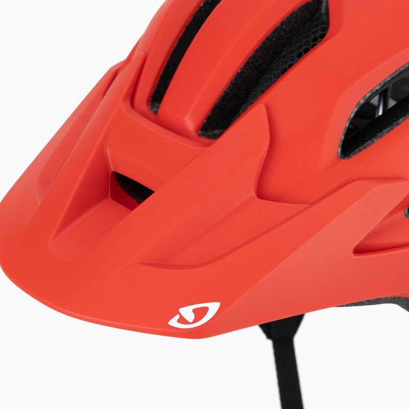Giro Fixture II matte red fade children's bicycle helmet 7