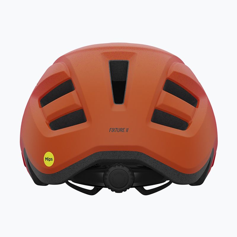Giro Fixture II matte red fade children's bicycle helmet 3