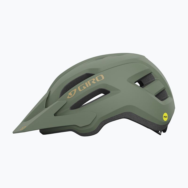 Giro Fixture II matte hedge green/dark shark bicycle helmet 2
