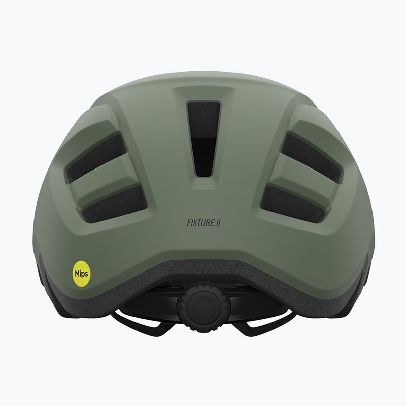 Giro Fixture II matte hedge green/dark shark bicycle helmet 3