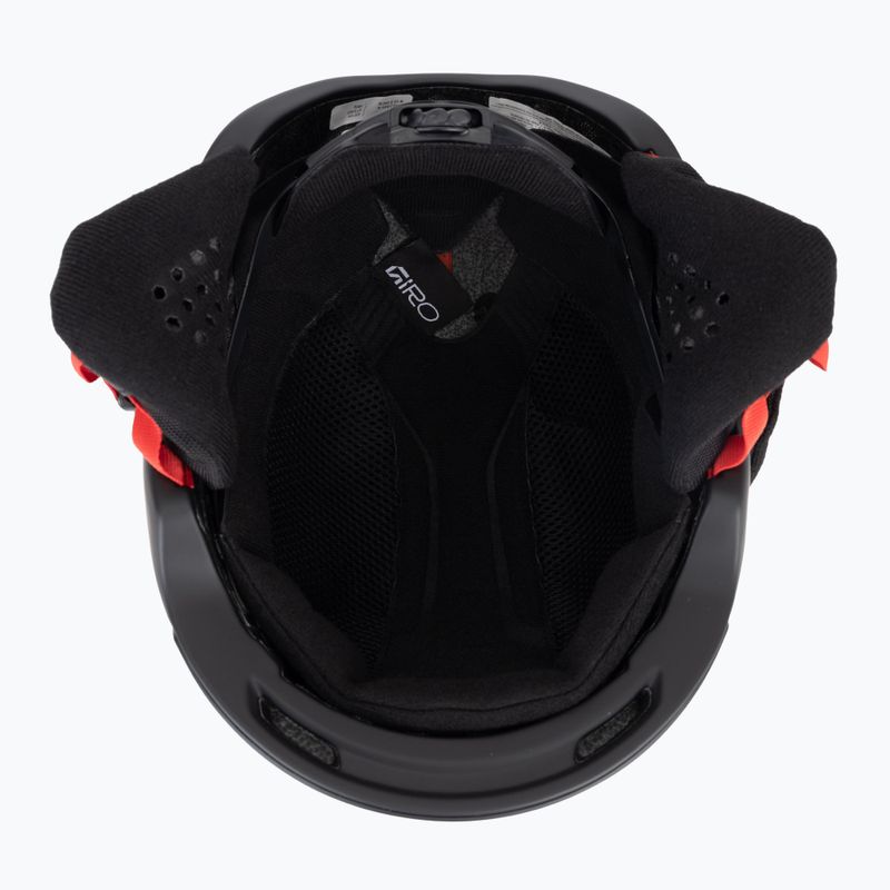 Ski helmet Giro Neo matte black red 5