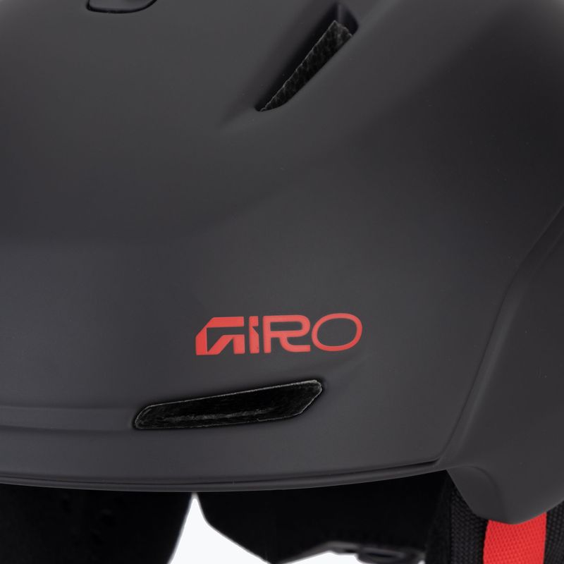 Ski helmet Giro Neo matte black red 7