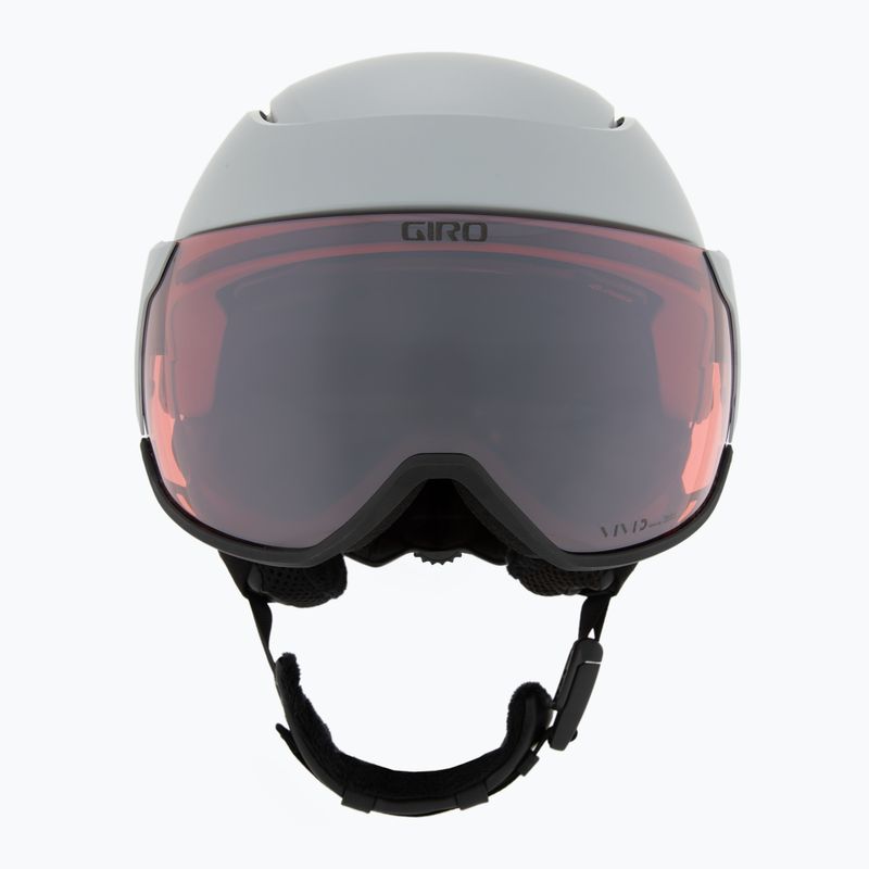 Ski helmet Giro Orbit Spherical Mips matte light grey/vivid onyx 2