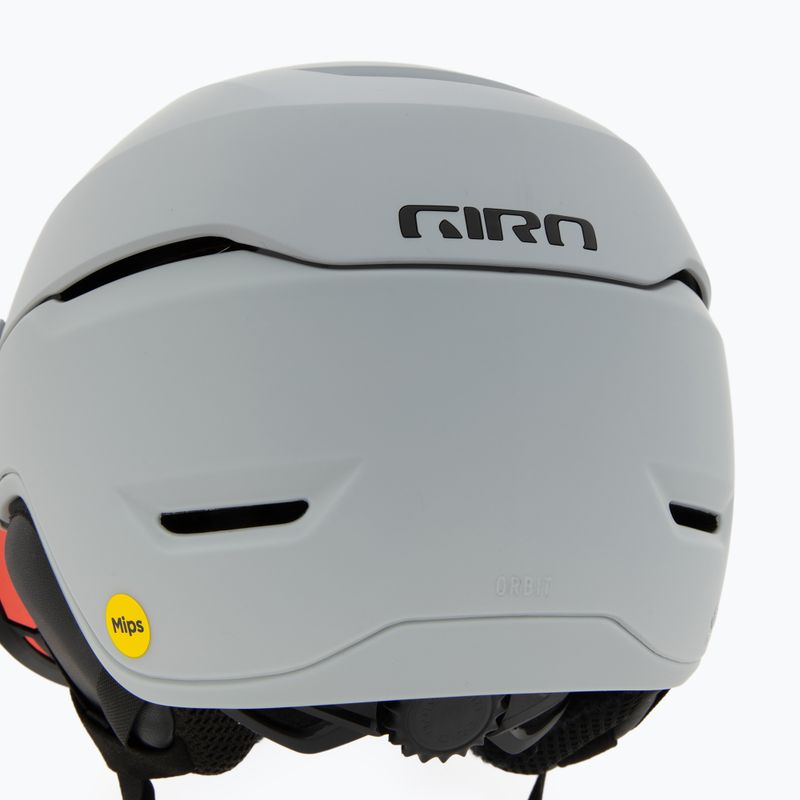 Ski helmet Giro Orbit Spherical Mips matte light grey/vivid onyx 8