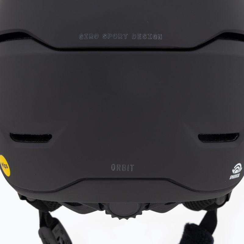 Ski helmet Giro Orbit Spherical Mips matte black/vivid ember 7