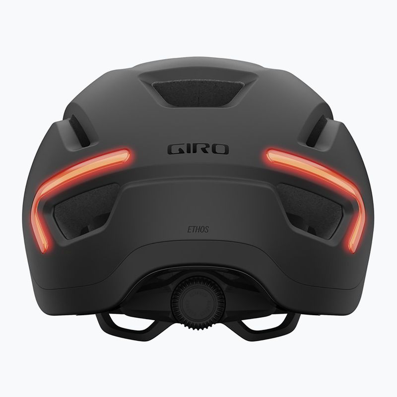 Giro Ethos Integrated MIPS LED matte black bike helmet 4