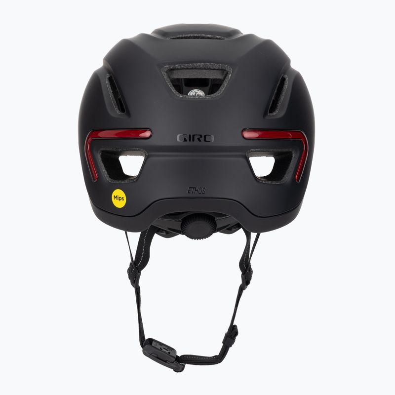 Giro Ethos Integrated MIPS LED matte black bike helmet 4