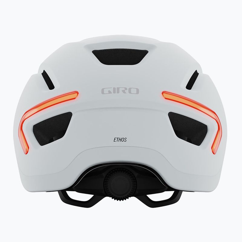 Giro Ethos Integrated MIPS LED matte chalk bike helmet 4