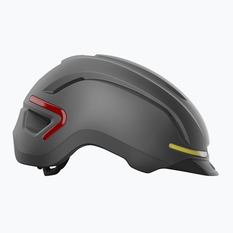 Giro Ethos Integrated MIPS LED matte graphite bike helmet 3