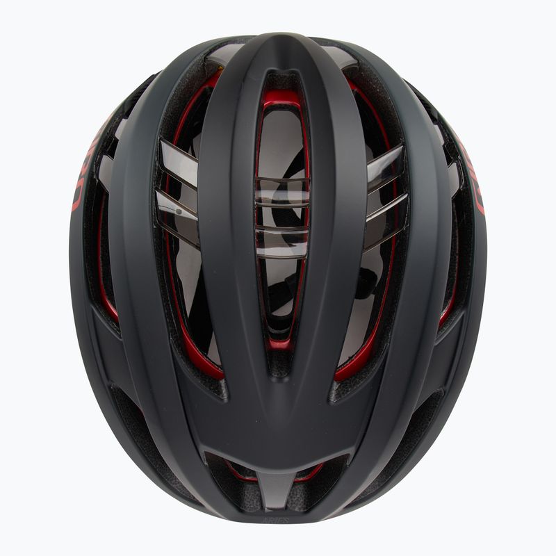 Giro Aries Spherical MIPS matte carbon red bike helmet 5
