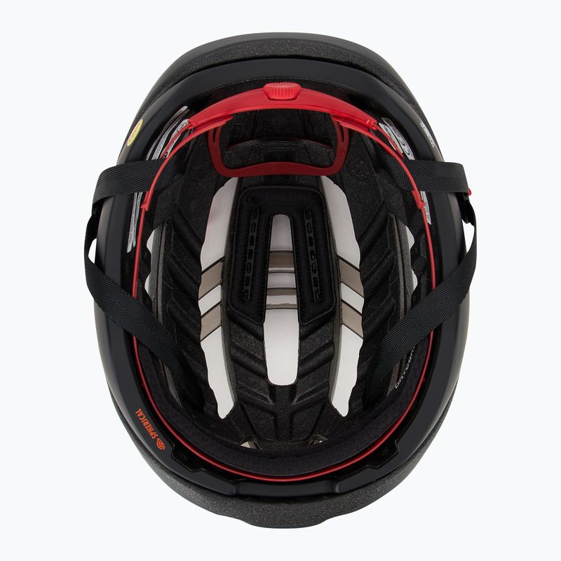 Giro Aries Spherical MIPS matte carbon red bike helmet 6