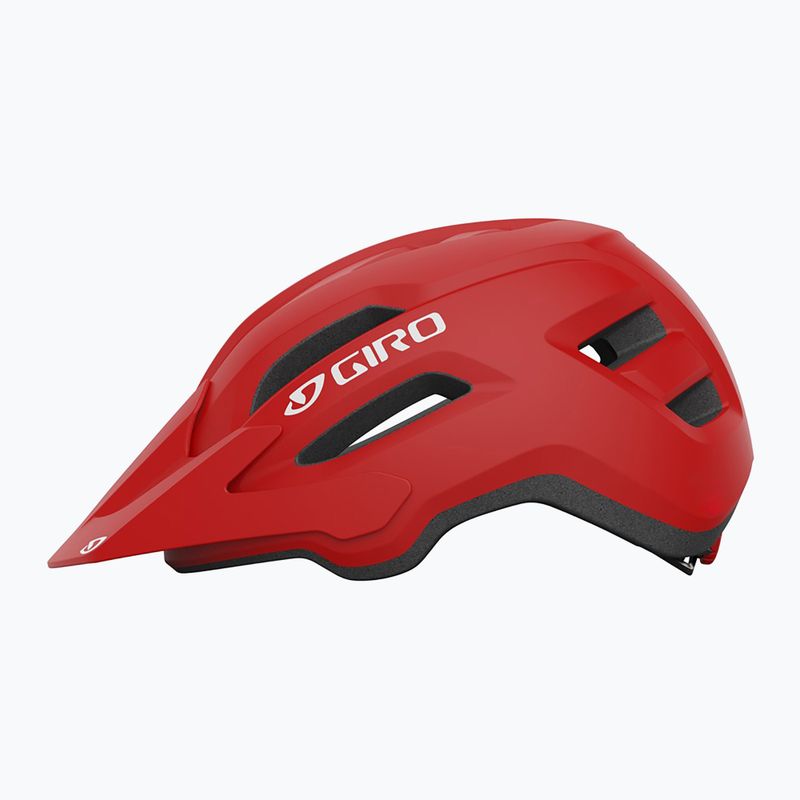 Giro Fixture II Integrated MIPS bike helmet matte trim red 2