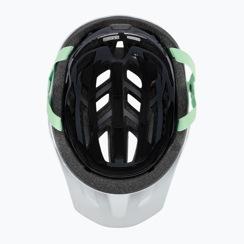 Giro Fixture II Integrated MIPS W matte white/green pearl bike helmet 5