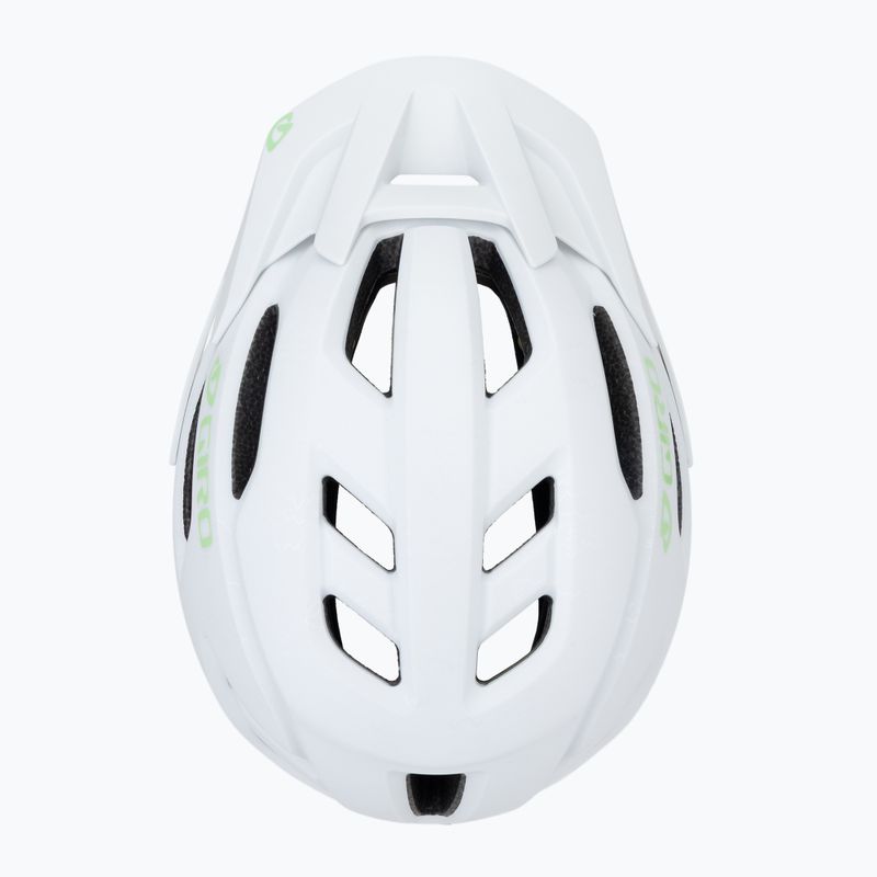 Giro Fixture II Integrated MIPS W matte white/green pearl bike helmet 6