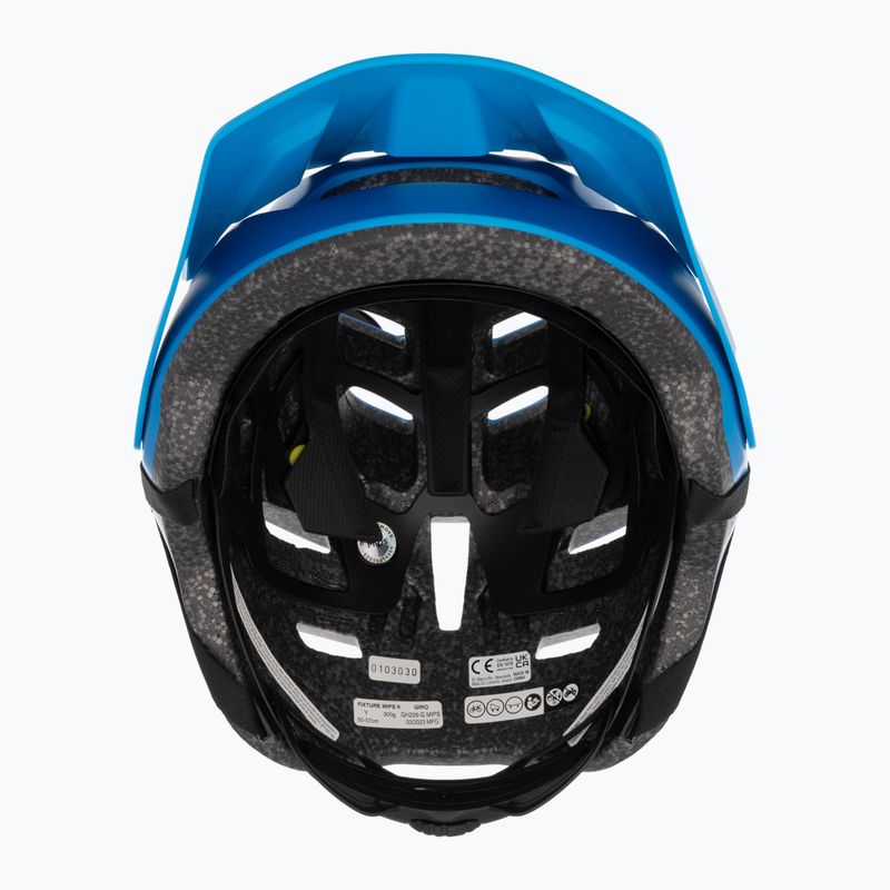 Giro Fixture II Integrated MIPS matte ano blue children's bike helmet 6