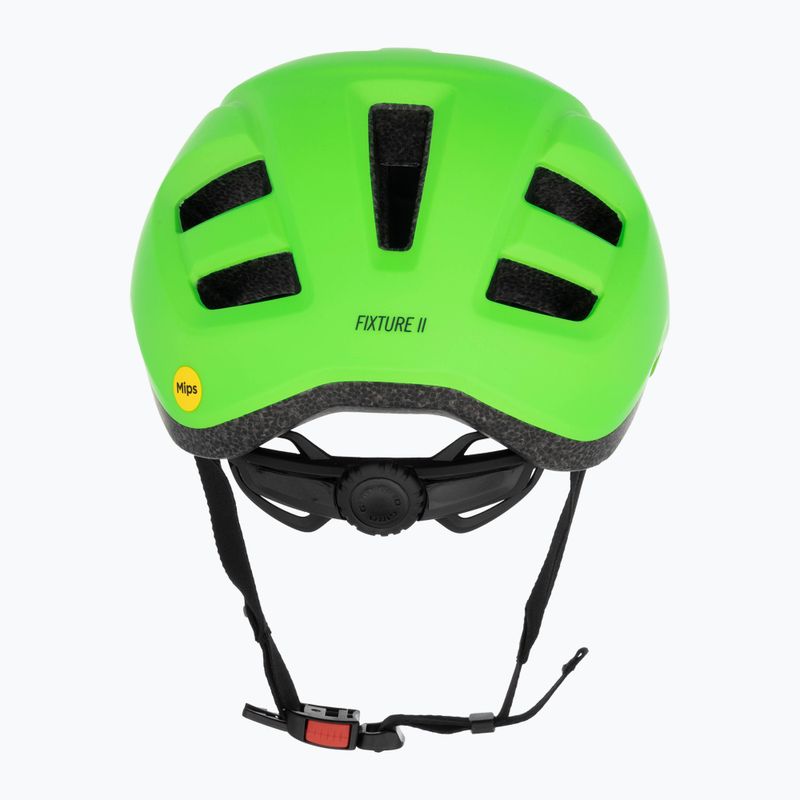 Giro Fixture II Integrated MIPS matte bright green children's bike helmet 2