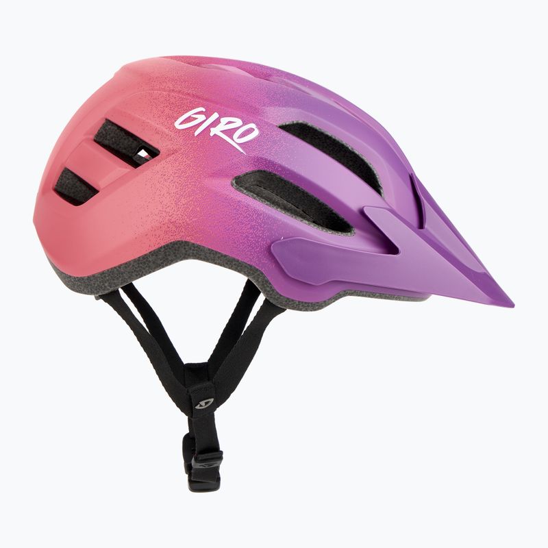 Giro Fixture II Integrated MIPS matte purple pink children's bike helmet 4