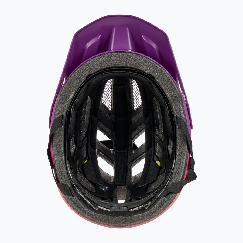 Giro Fixture II Integrated MIPS matte purple pink children's bike helmet 7