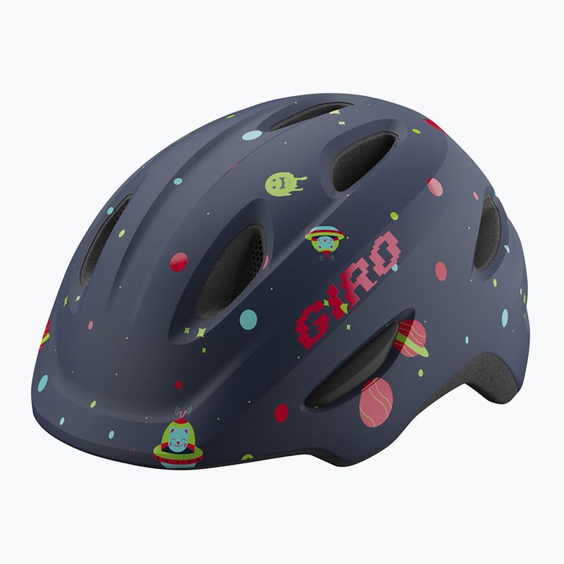 Giro Scamp Integrated MIPS matte midnight space children's bike helmet 7