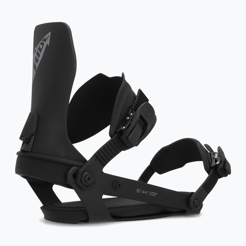 Men's snowboard bindings RIDE A-6 black 2