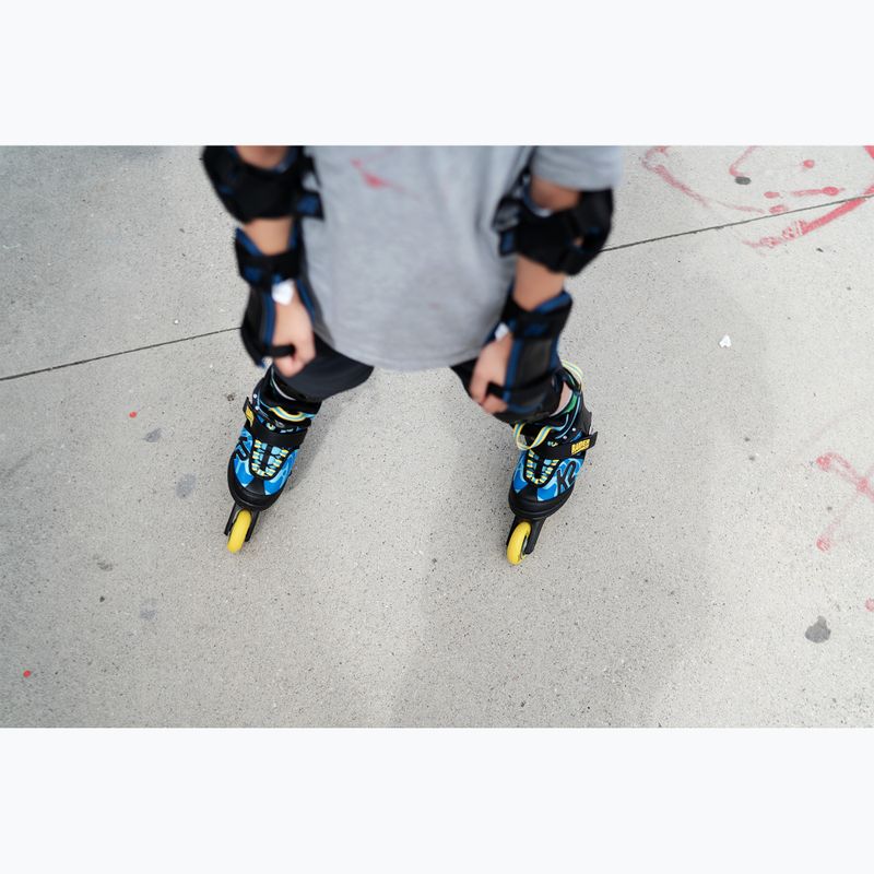 K2 Raider Pro blue/yellow children's roller skates 6