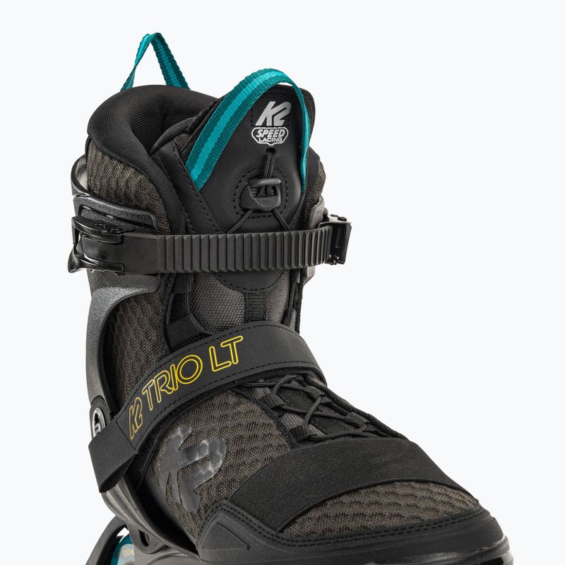 K2 Trio LT 100 men's roller skates black and orange 30H0060/11/85 5