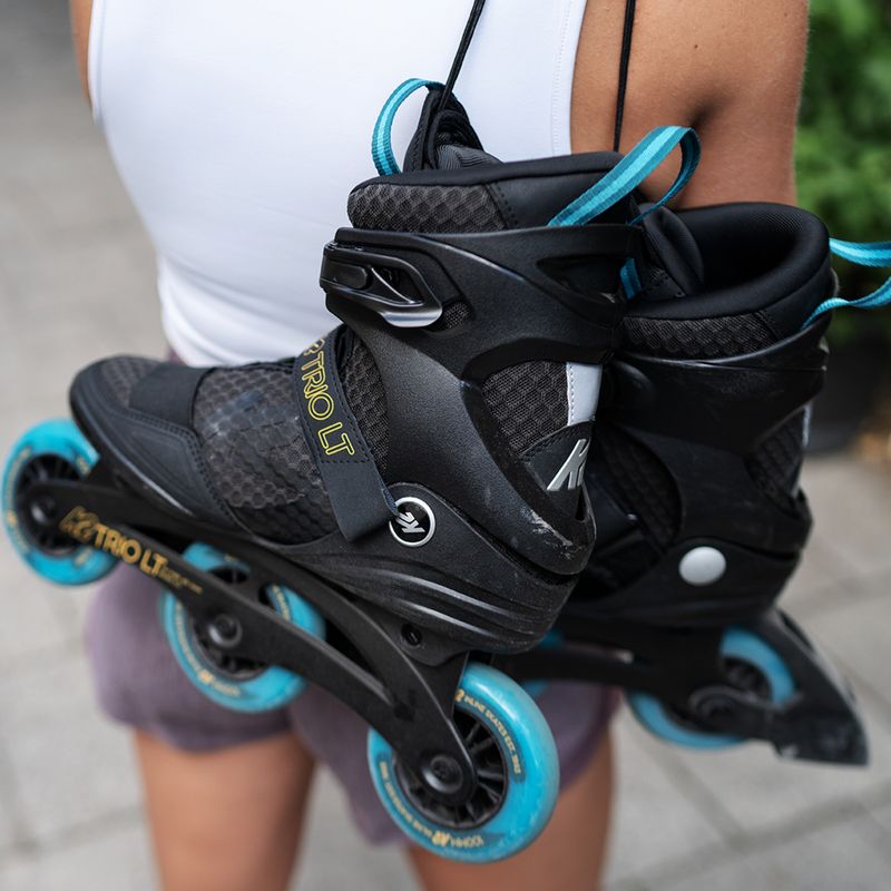 K2 Trio LT 100 men's roller skates black and orange 30H0060/11/85 8