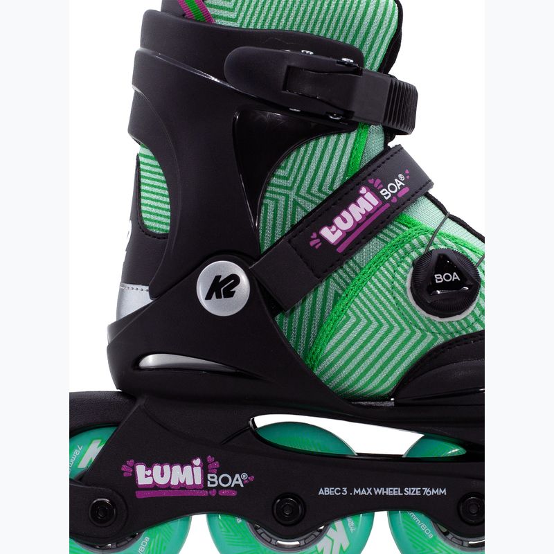 Children's inline skates K2 Lumi Boa watermelon 3