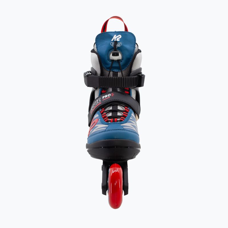 Children's inline skates K2 Eddie Pro gray/blue 2