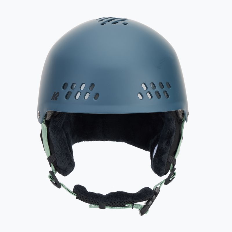 K2 Emphasis pearl dark teal ski helmet 2