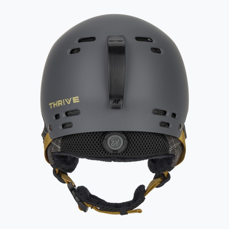 K2 Thrive ski helmet dark grey 4