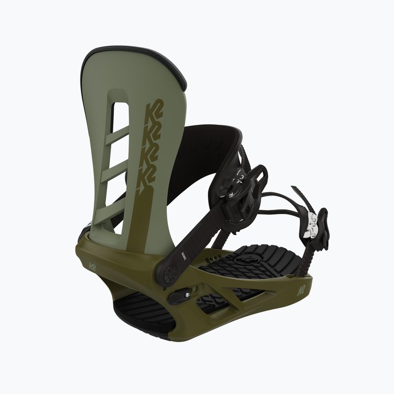 K2 Sonic moss snowboard bindings 7