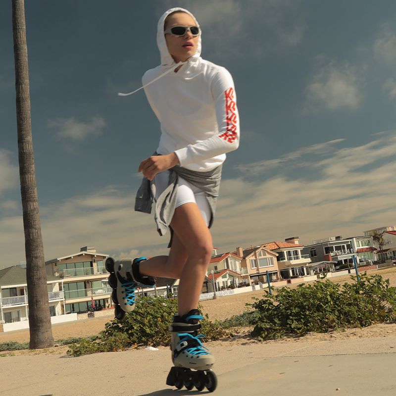 K2 Surge 84 khaki/blue roller skates 7