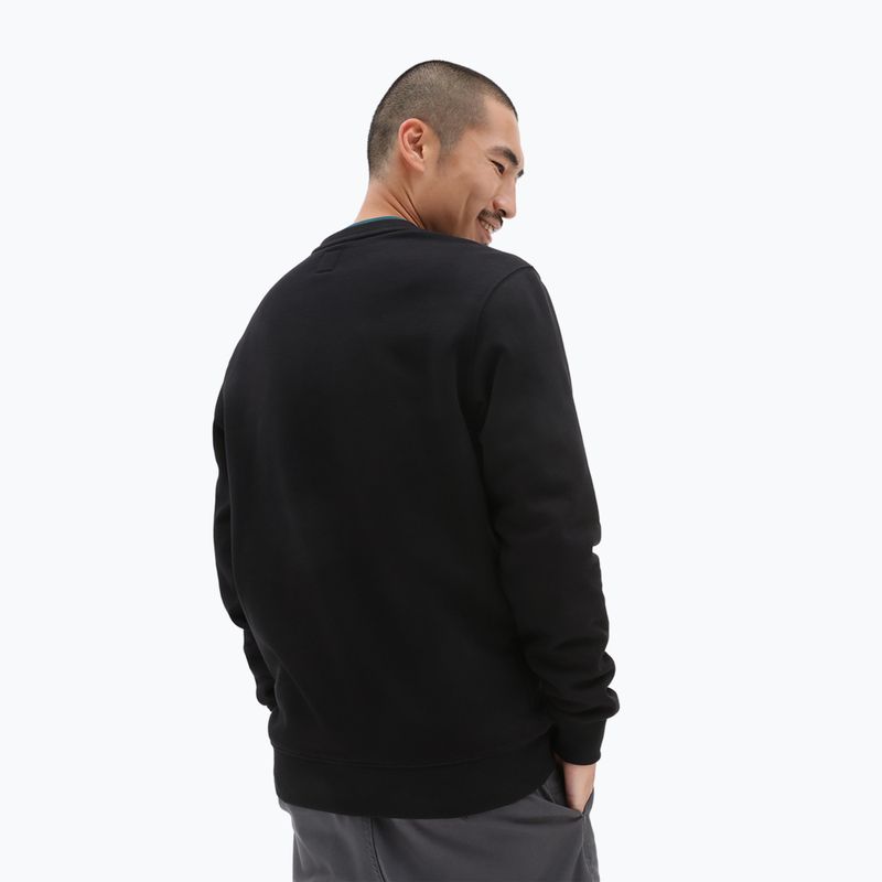Men's Vans Core Basic Crew Fleece sweatshirt black 3