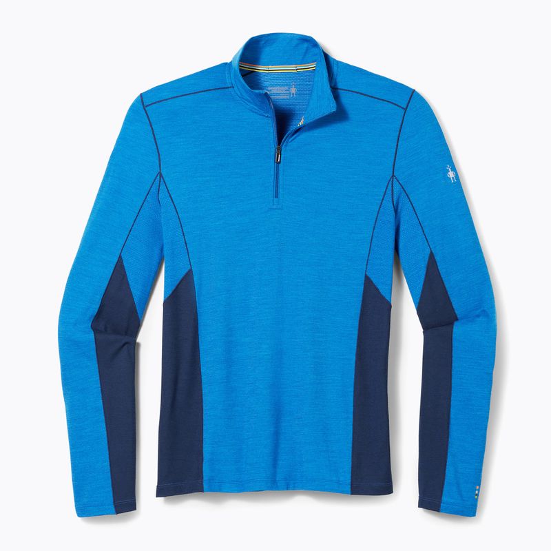 Men's thermal top Smartwool Merino Sport 1/4 Zip laguna blue/deep navy 4