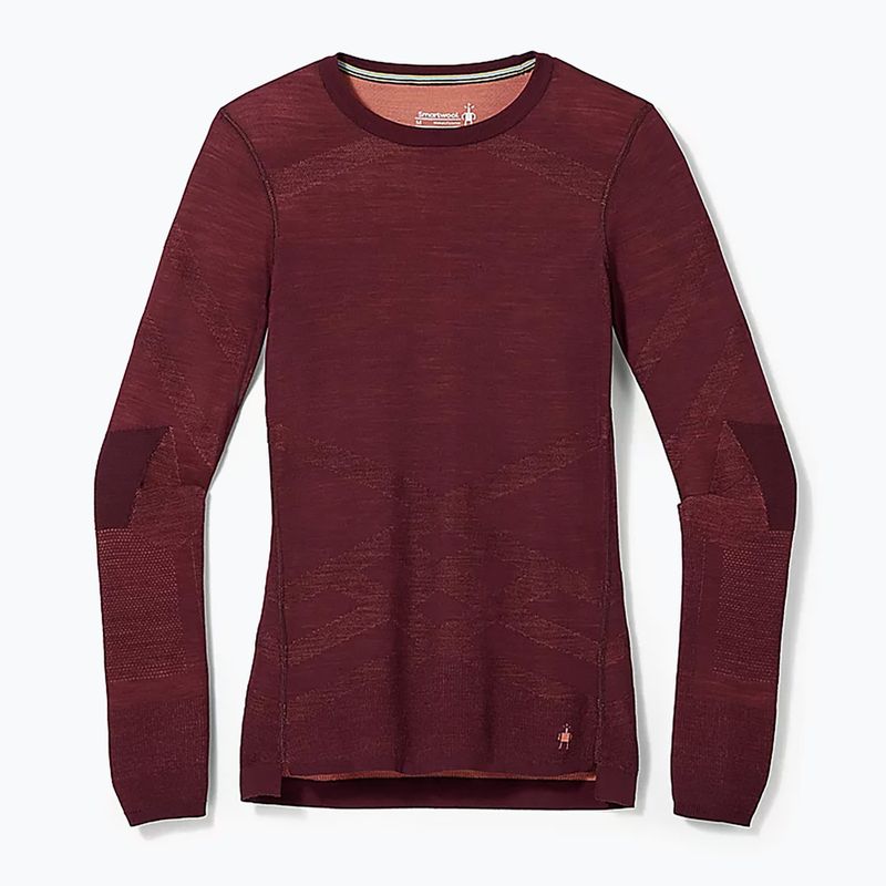 Women's thermal base layer Smartwool Intraknit Merino 200 Crew black cherry 4