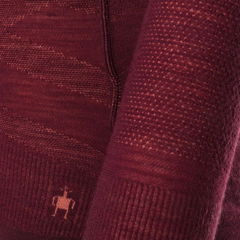 Women's thermal base layer Smartwool Intraknit Merino 200 Crew black cherry 3