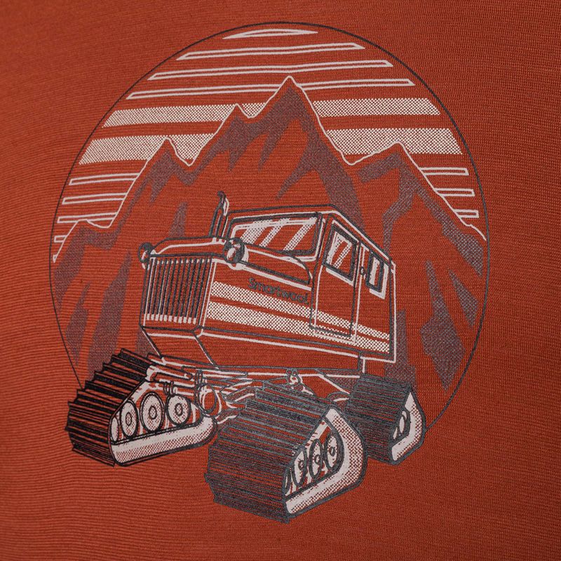 Men's Smartwool Snowcat Trek Graphic T-shirt brown SW016683J33 6