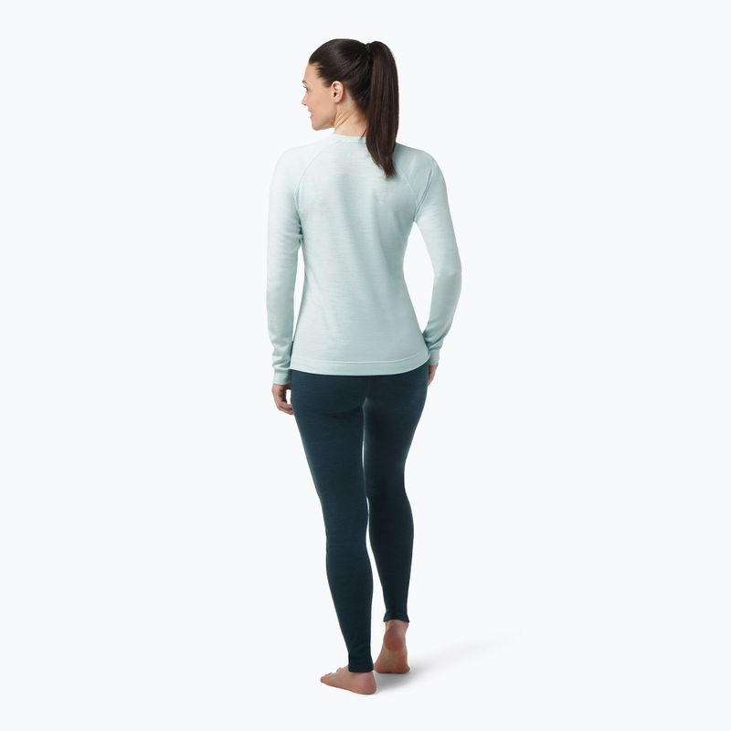 Women's Smartwool Merino 250 Baselayer Crew Boxed turquoise thermal T-shirt SW016370J63 3