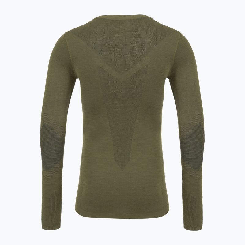 Men's thermal base layer Smartwool Intraknit Merino 200 Crew winter moss 2