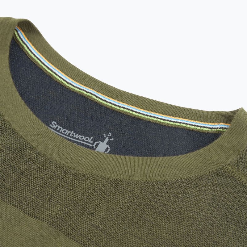 Men's thermal base layer Smartwool Intraknit Merino 200 Crew winter moss 3
