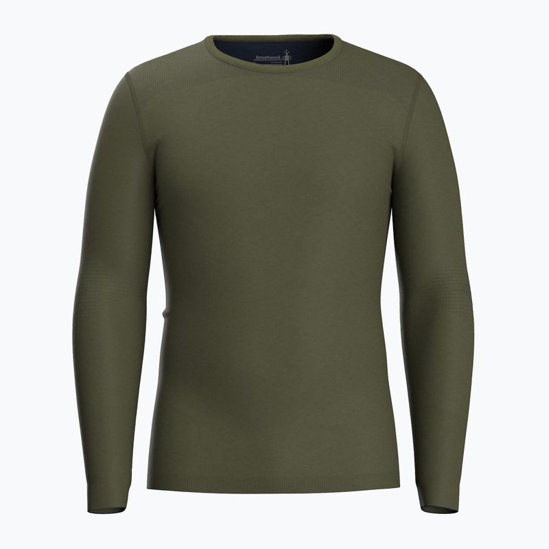 Men's thermal base layer Smartwool Intraknit Merino 200 Crew winter moss