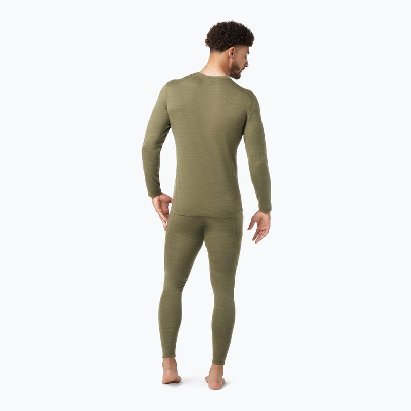 Men's Smartwool Classic Thermal Merino Base Layer Colorblock Crew Boxed Green SW016354K66 thermal t-shirt 6