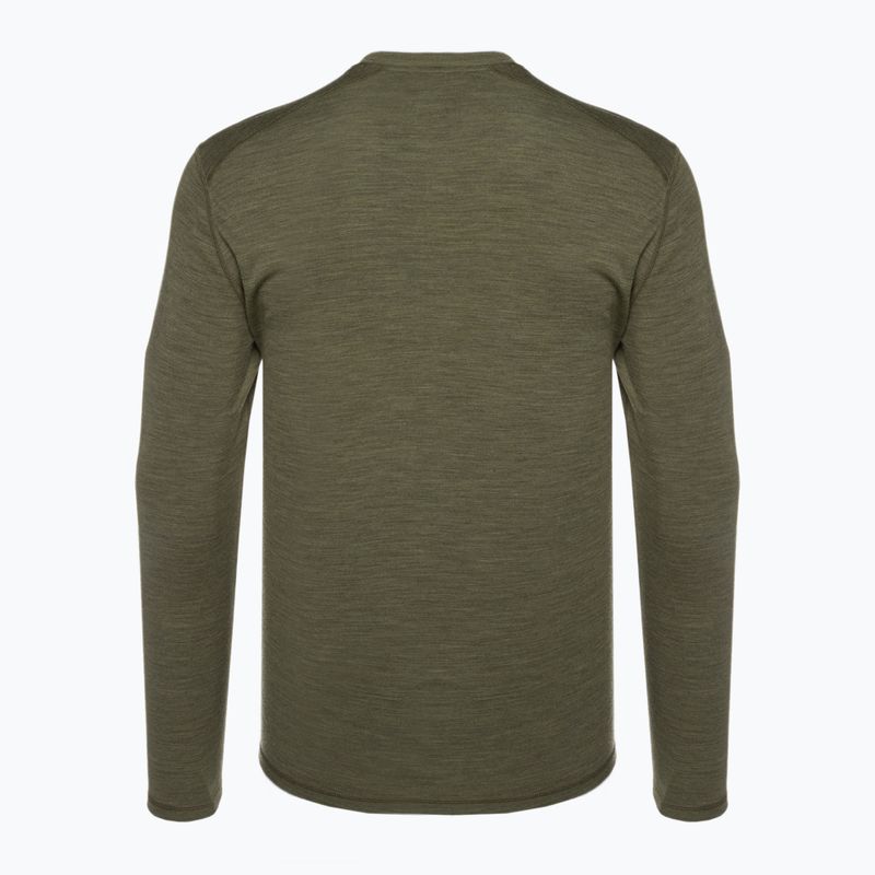 Men's Smartwool Classic Thermal Merino Base Layer Colorblock Crew Boxed Green SW016354K66 thermal t-shirt 2
