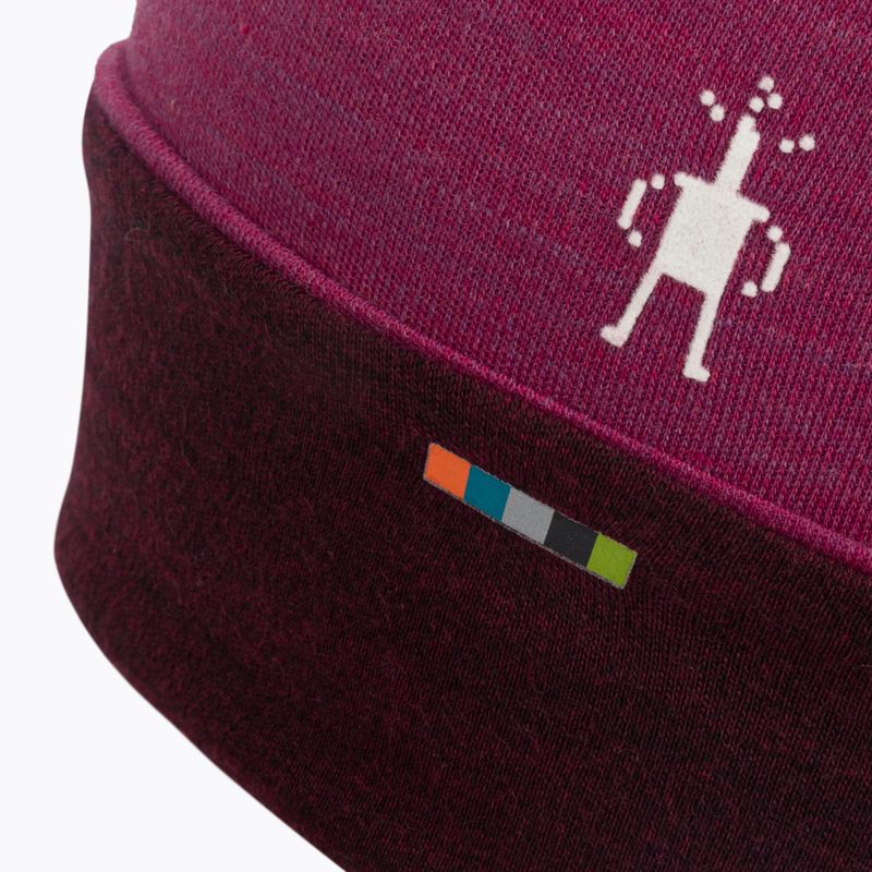 Smartwool Thermal Merino Reversible Cuffed winter beanie pink SW0SW956J61 3